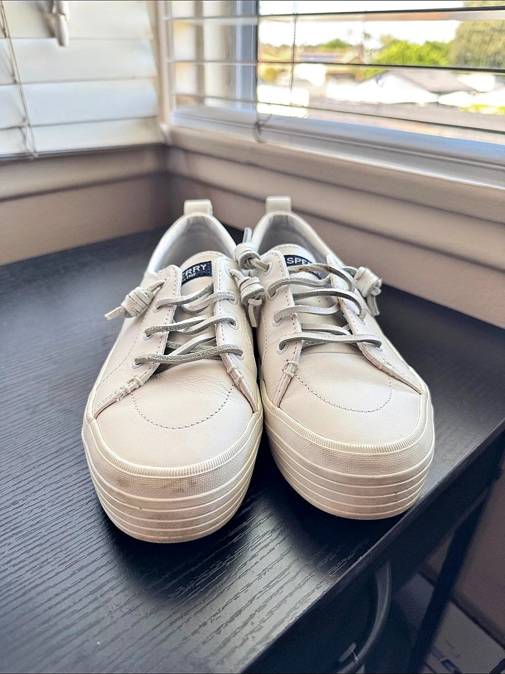 Sperry Striper CVO Women's Sneakers US 7 1/2 White leather no
